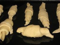 croissants on a sheet