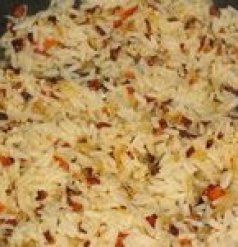 Жареный рис с луком