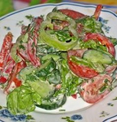 Салат из свежих овощей