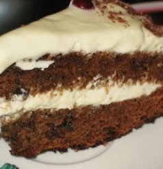 Шоколадный торт «Негр в пене»