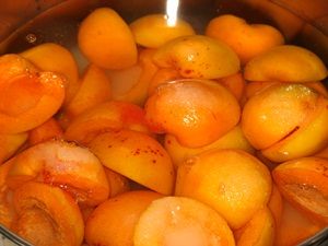 абрикосы с водой для варки компота
