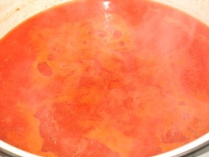 кипящий томатный сок