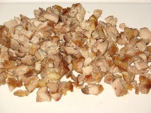 рубленое куриное мясо для шаурмы