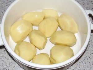 чищенная картошка