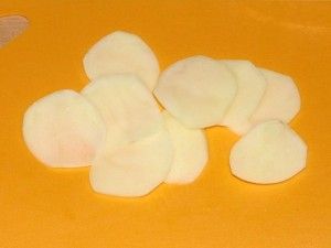 картошка резанная ломтиками