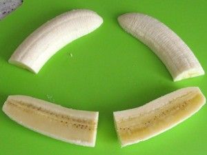 нарезанные бананы