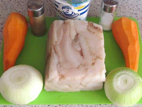 ингредиенты для запекания филе минтая в духовке