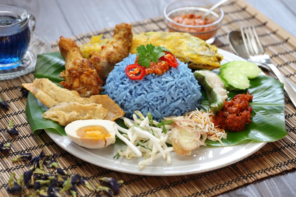 малазийский голубой рис