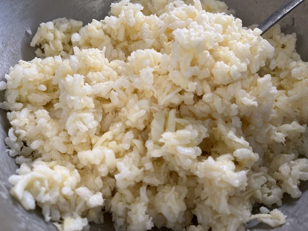 готовим рис для рисовых шариков